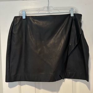 Blank NYC faux leather mini skirt